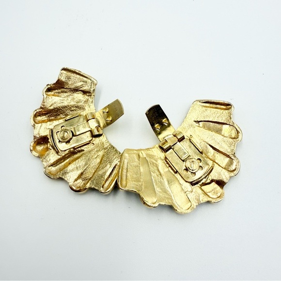 Vintage Bluette Art Deco Enamel Shoe Clips Made in France - Picture 4 of 8